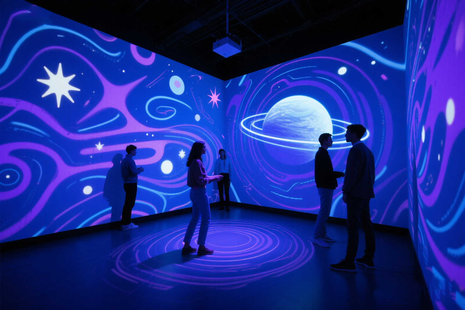 Immersive Projection Room Комната иммерсивной проекции