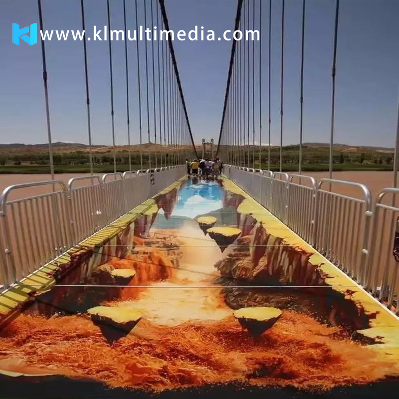 Экран со спецэффектами из 3D-стекла