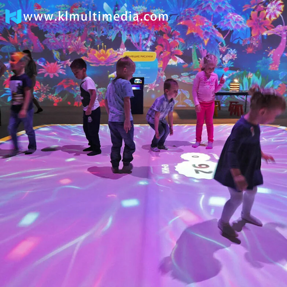 Интерактивный напольный проектор