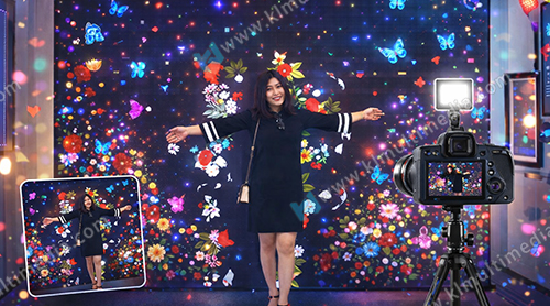 Интерактивная художественная светодиодная стена