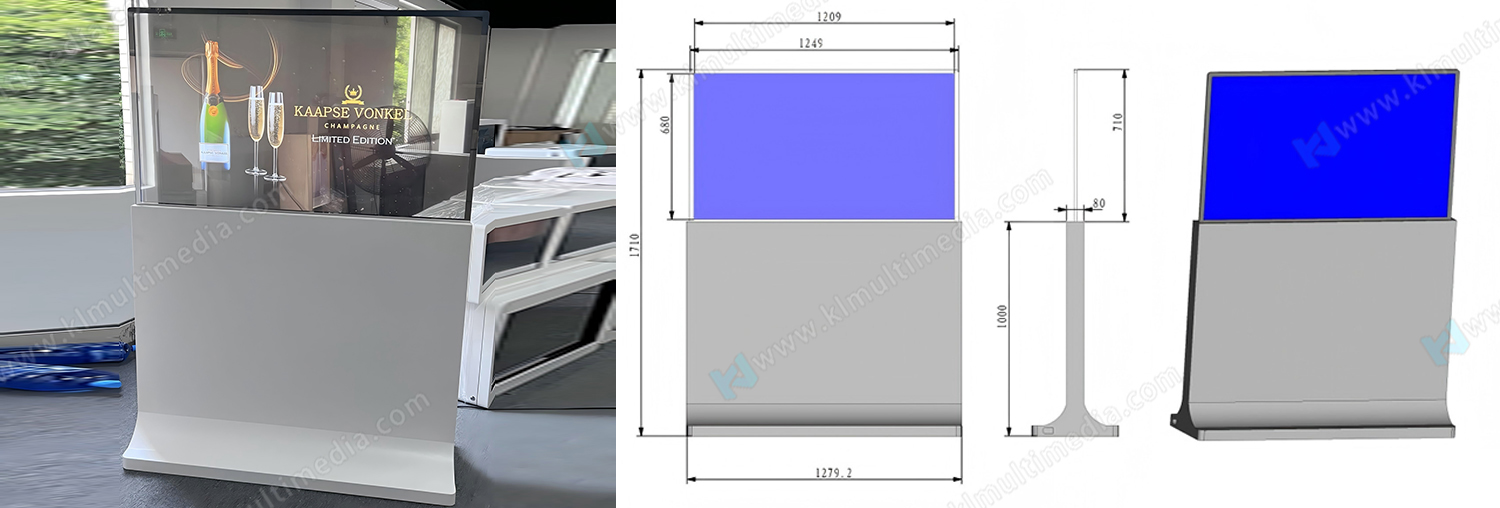 55-дюймовый напольный