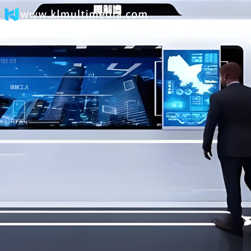 Интерактивный раздвижной экран