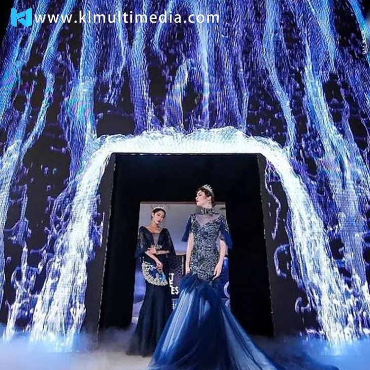 Светодиодный настенный водопад