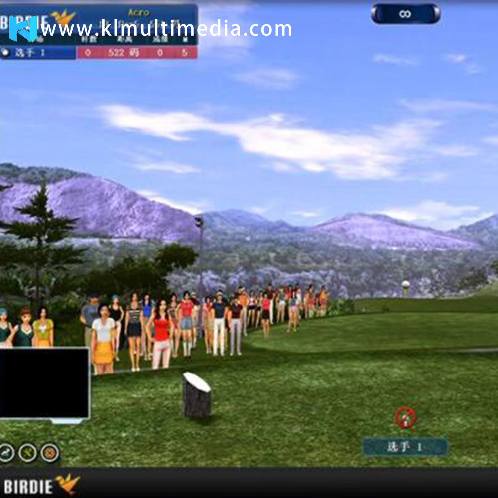 Проектор для симулятора гольфа