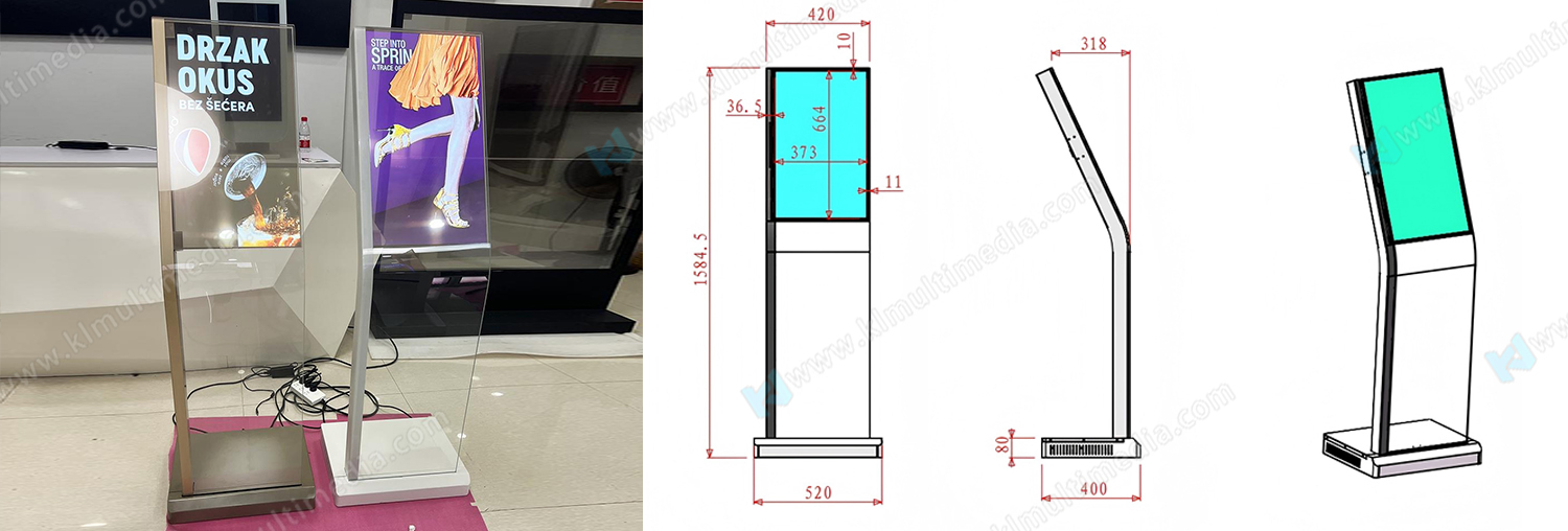30-дюймовый вертикальный