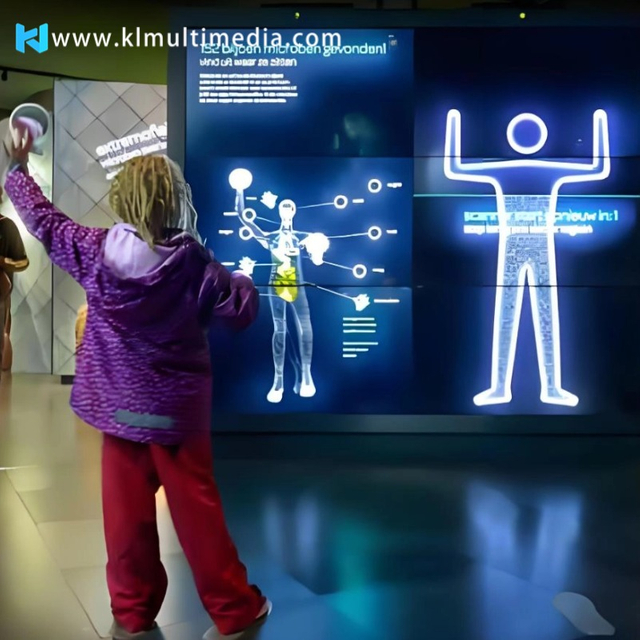 Интерактивная стена Kinect​